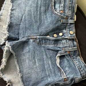 Levi Stylish Blue Denim Shorts